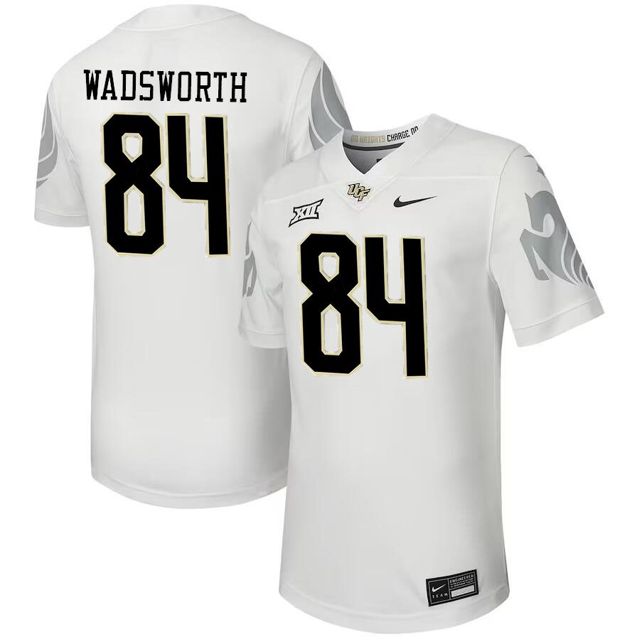 Men #84 Thomas Wadsworth UCF Knights Big 12 Conference College Football Jerseys Stitched-Black